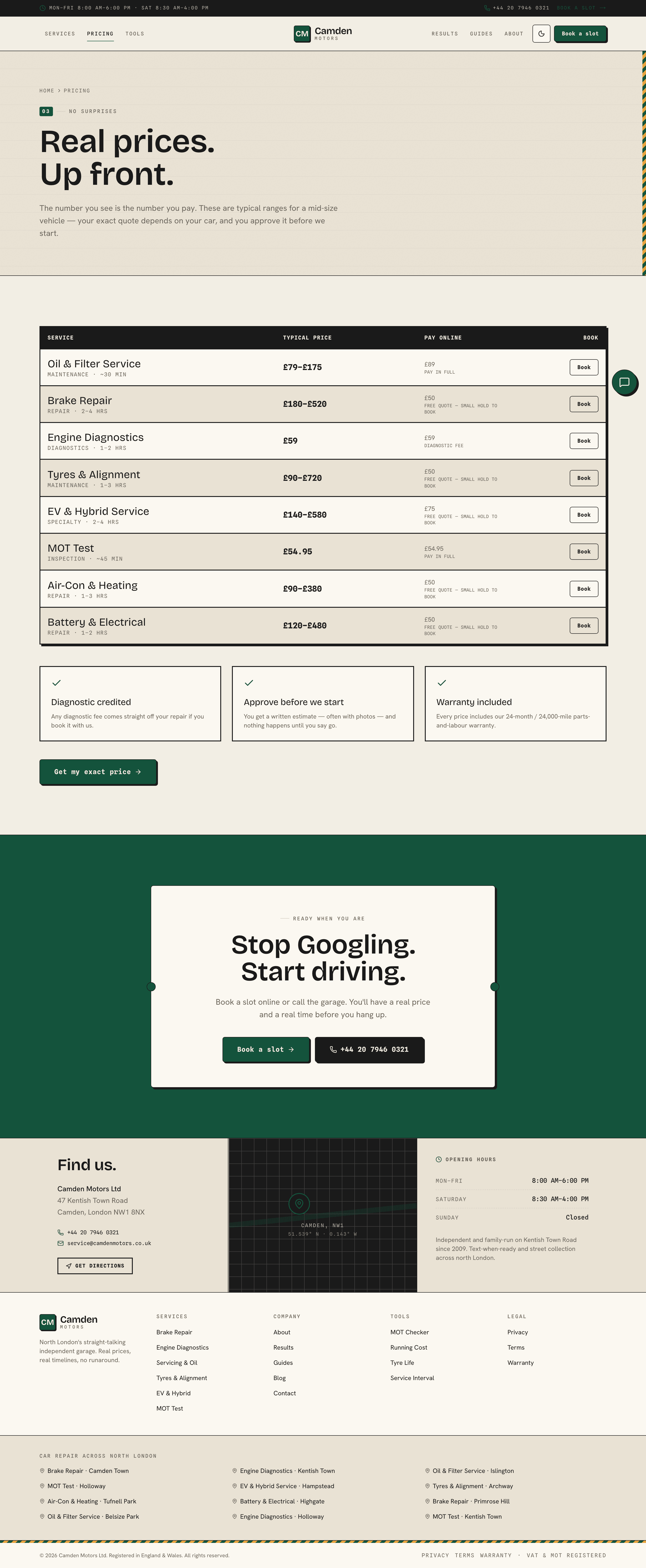 Redwood Family Law — Pricing