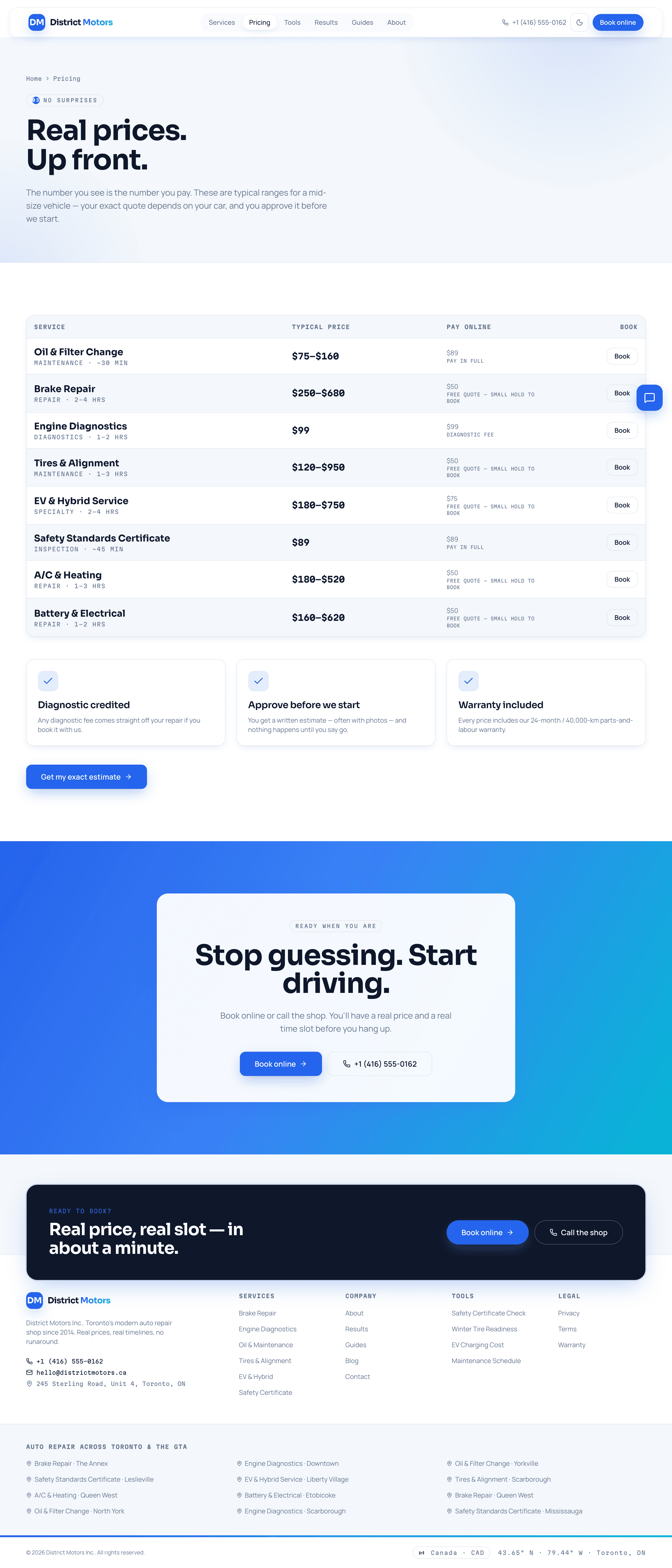 District Legal Group — Pricing