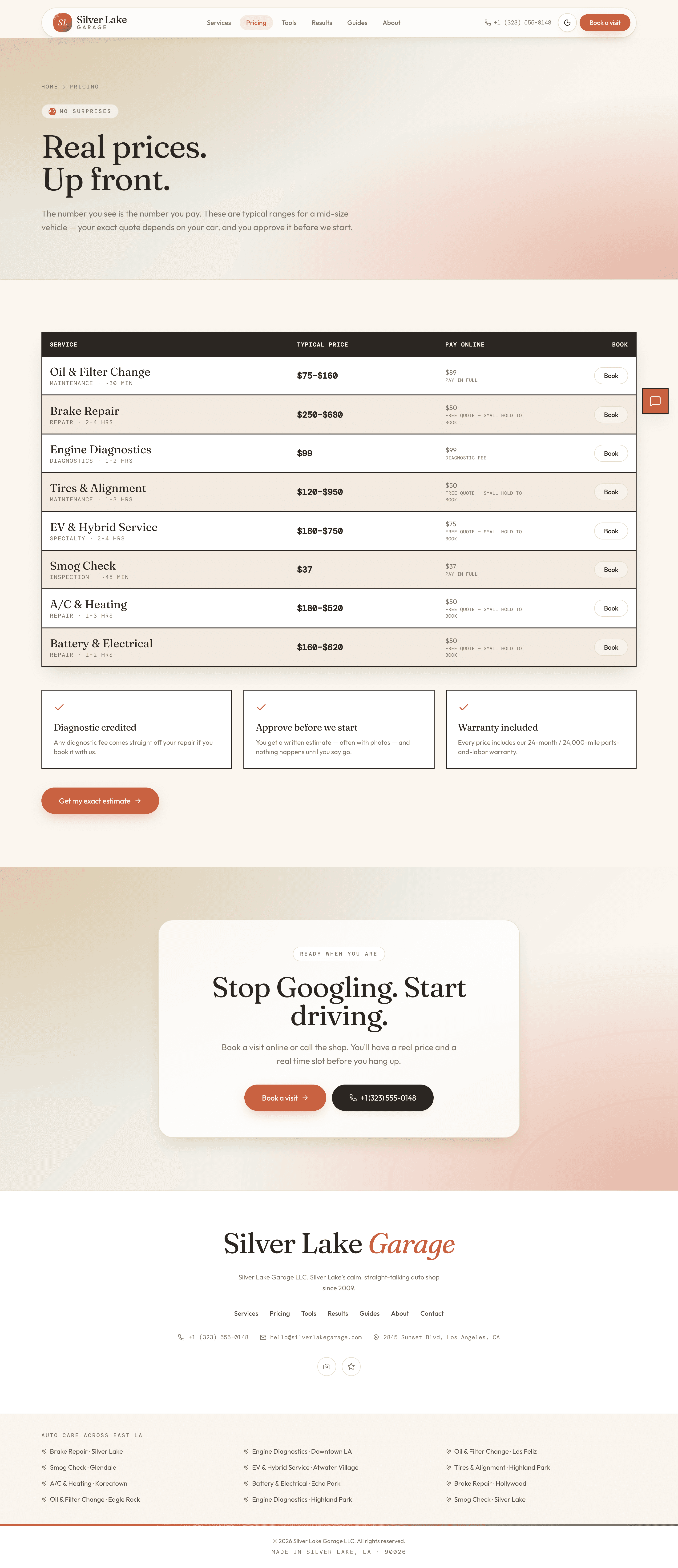 Silver Lake Legal — Pricing