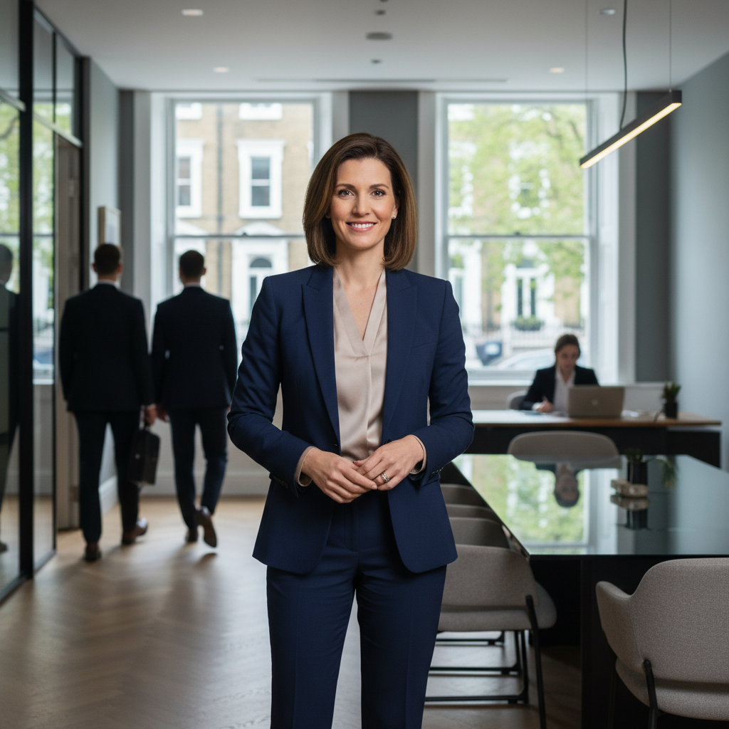A Chelsea Solicitors solicitor in a modern London office