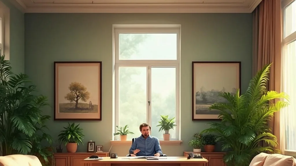 A warm, calming family-law office where clients feel at ease